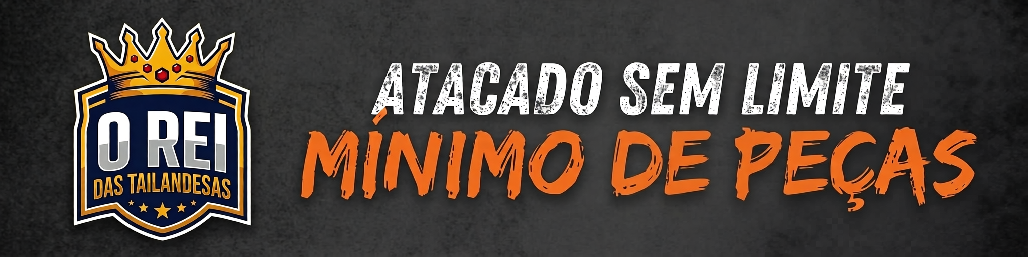 Atacado sem limite mínimo de peças