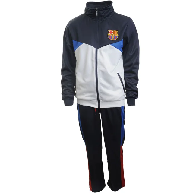 Agasalho Barcelona Masculino Azul e Branco