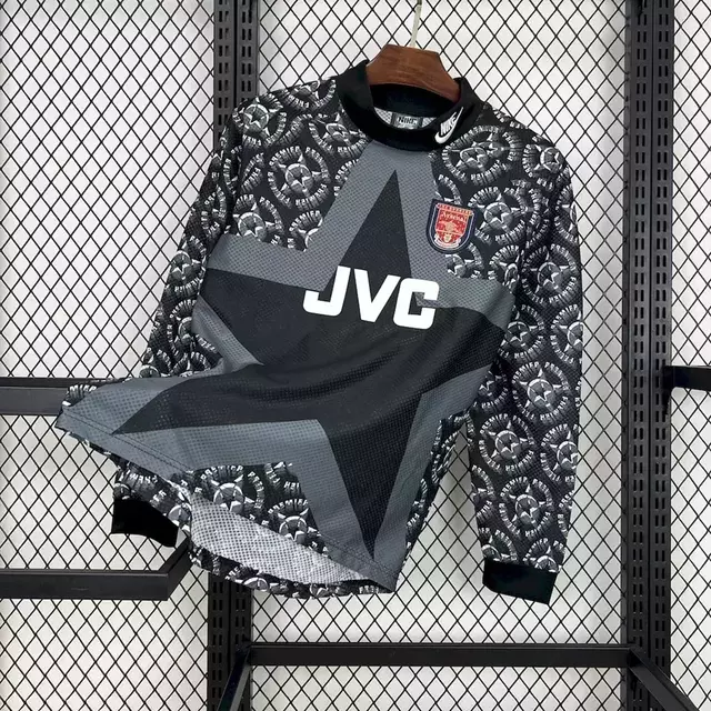 Camisa Arsenal Manga Longa Home 1994-95 Masculina