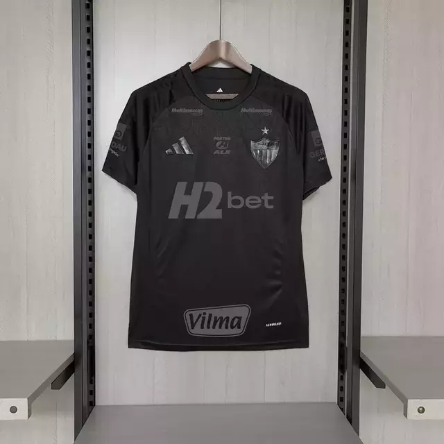 Camisa Atlético MG All Black 2025 Masculina C/P