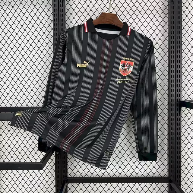 Camisa Austria Aniversário 50 Anos Manga Longa 2024