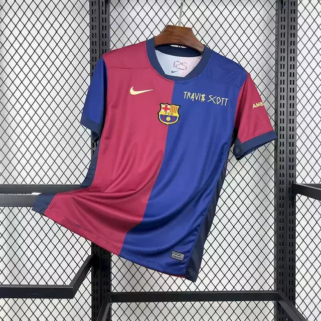 Camisa Barcelona Home Cactus Jack 24/25 Masculina