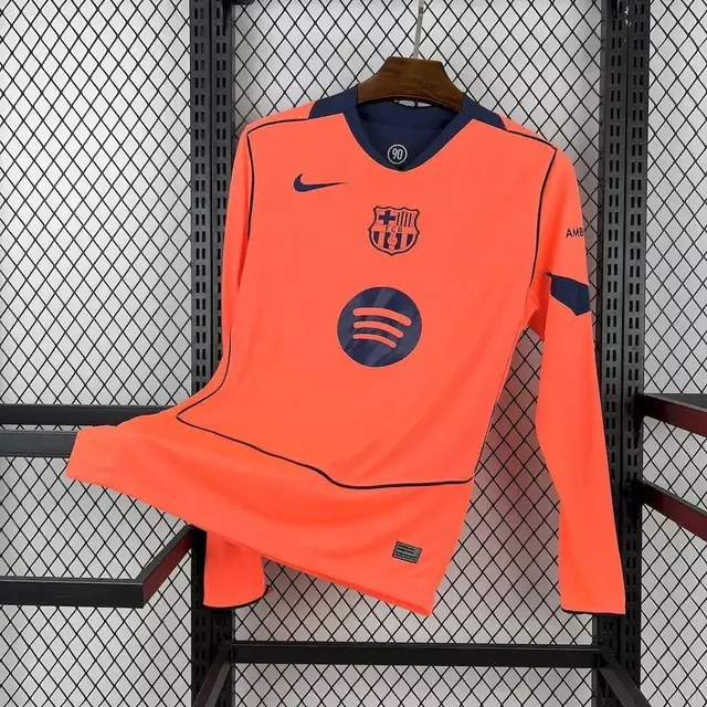 Camisa Barcelona Third Manga Longa 25-26
