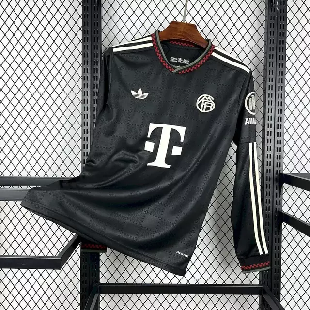 Camisa Bayern Monique Third Manga Longa 25-26