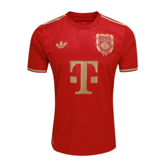 Camisa Bayern Munique Aniversário 125 Anos 2025 Masculina