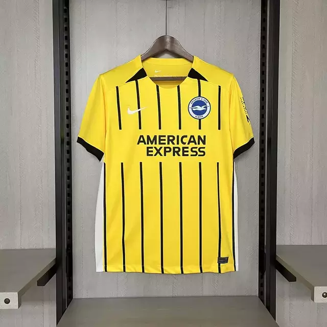 Camisa Brighton & Hove Albion Away 24/25 Masculina