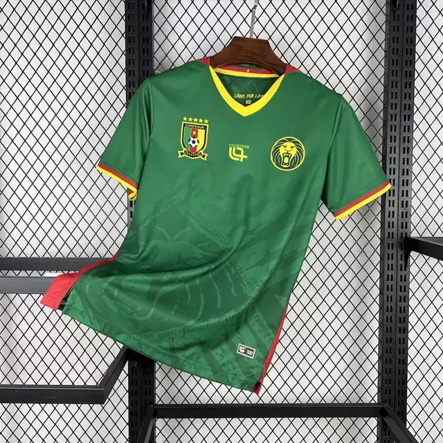 Camisa Camarões Home 2025 Masculina