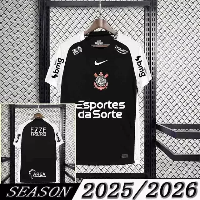 Camisa Corinthians Away 2025 Masculina C/P