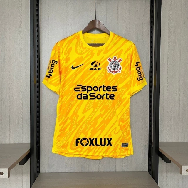 Camisa Corinthians Goleiro 2024 Masculina C/P
