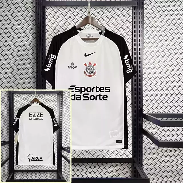 Camisa Corinthians Home 2025 Masculina C/P
