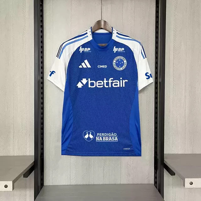 Camisa Cruzeiro Home 2025 Masculina C/P