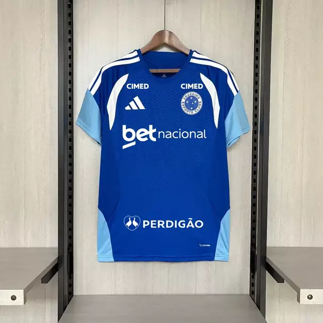 Camisa Cruzeiro Treino 2026 Masculina C/P