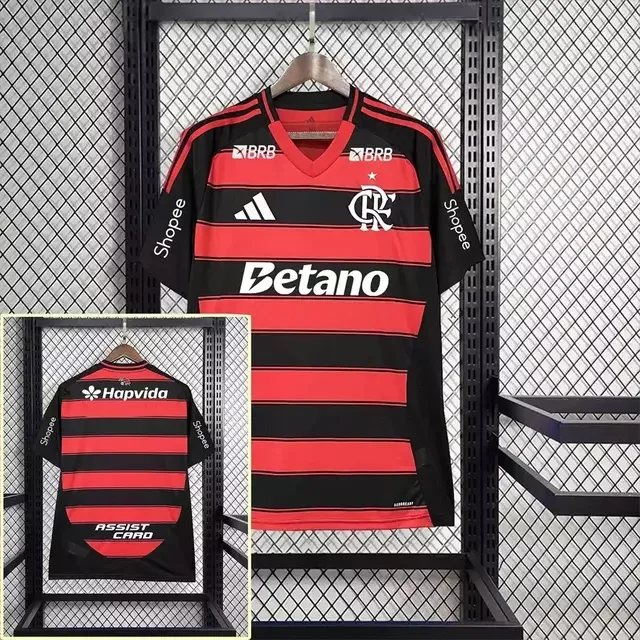 Camisa Flamengo Home 2025 Masculina C/P