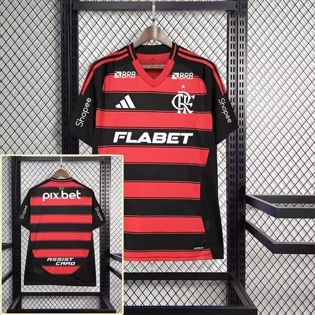 Camisa Flamengo Home 2025 Masculina C/P
