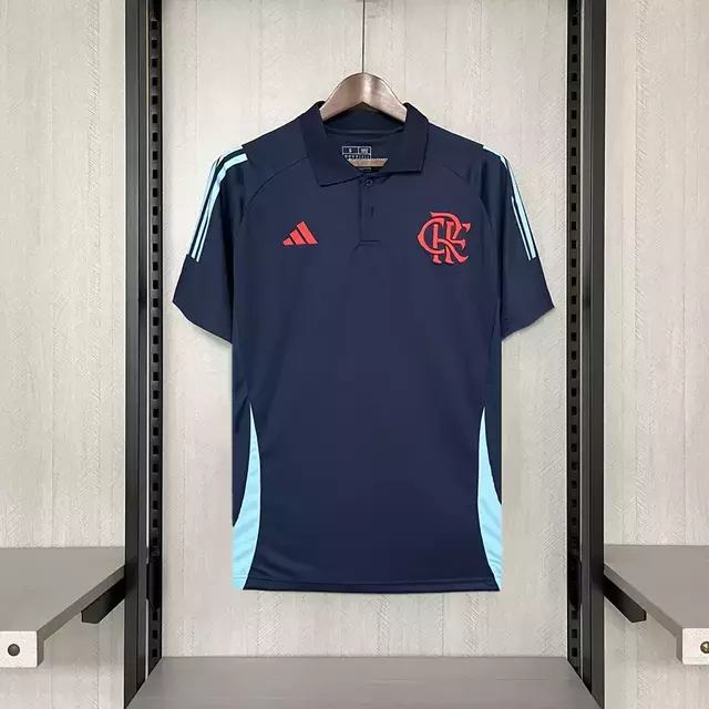Camisa Flamengo Polo Treino 2025 Masculina