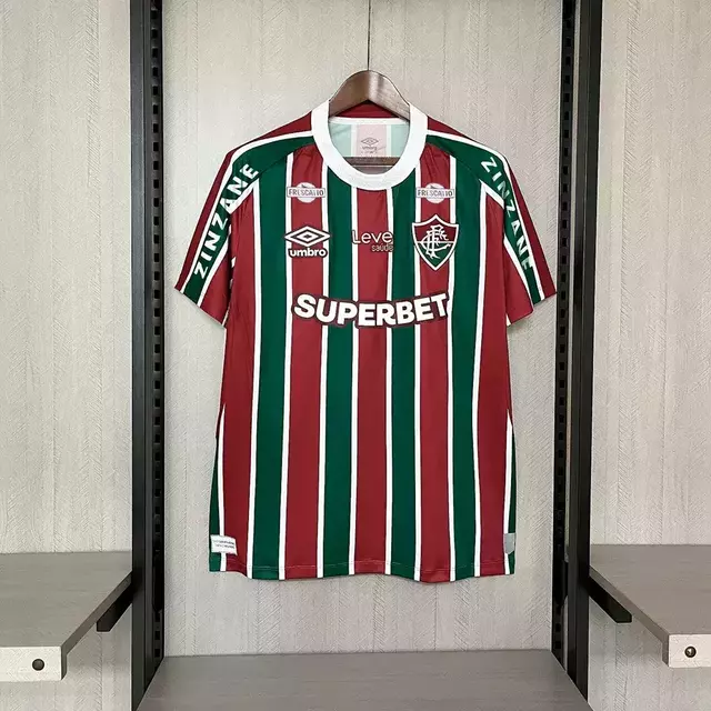 Camisa Fluminense Home 2025 Masculina C/P
