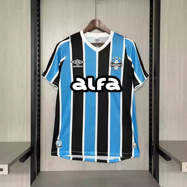 Camisa Grêmio Home 2025 Masculina C/P