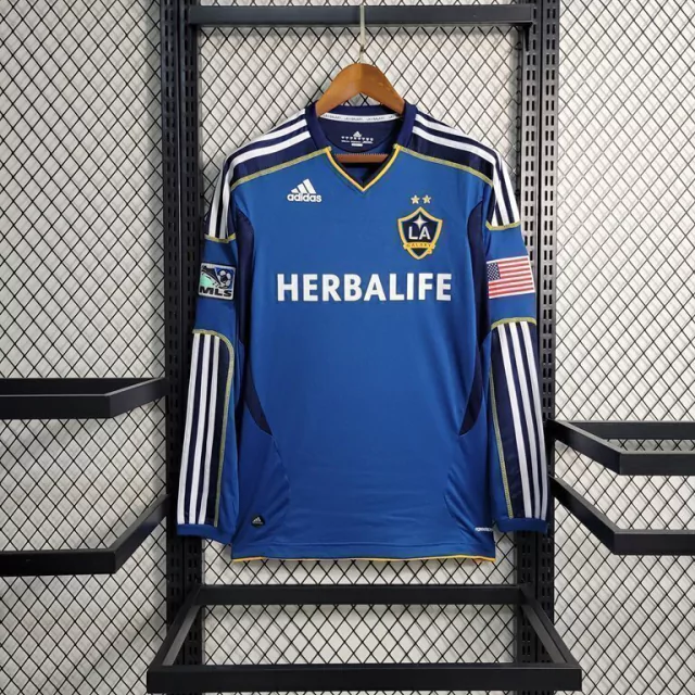 Camisa Los Angeles Galaxy Retro 2011/12 Manga Longa Masculina