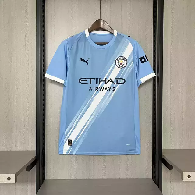Camisa Manchester City Home 25/26 Masculina Conceito