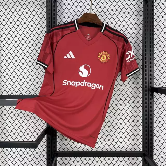 Camisa Manchester United Home 25/26 Masculina