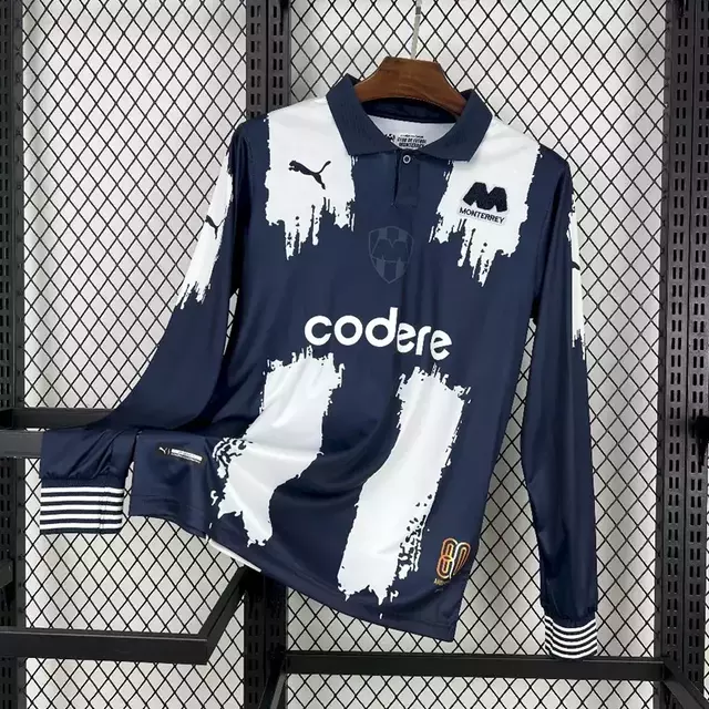 Camisa Monterrey Home WC Manga Longa 2025