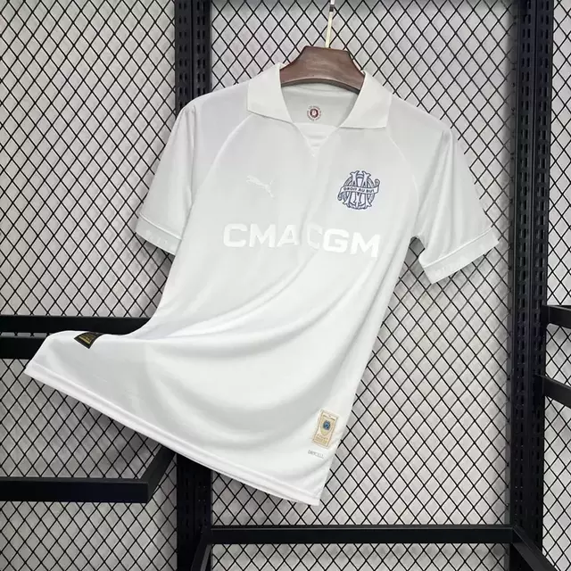 Camisa Olympique Marseille 125 Anniversary 24/25 Masculina