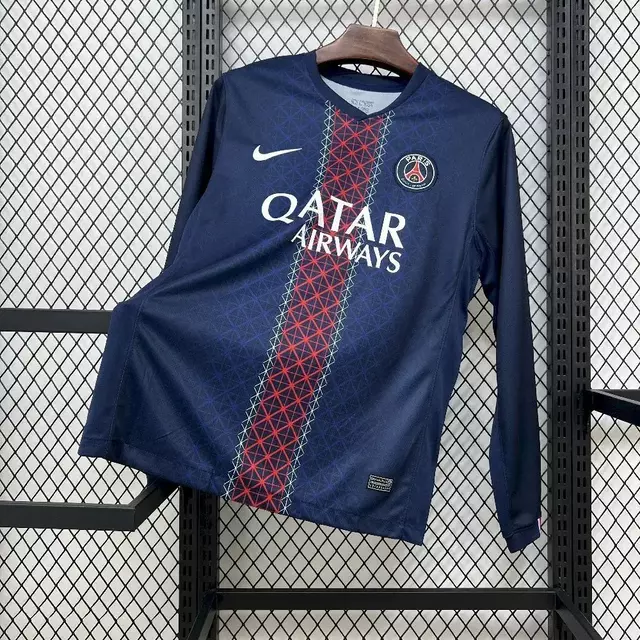 Camisa PSG Home Manga Longa 25-26