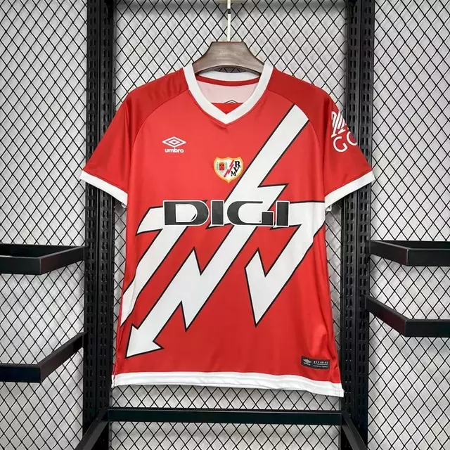 Camisa Rayo Vallecano Home 24/25 Masculina