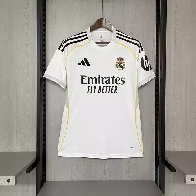 Camisa Real Madrid Home 25-26 Masculina