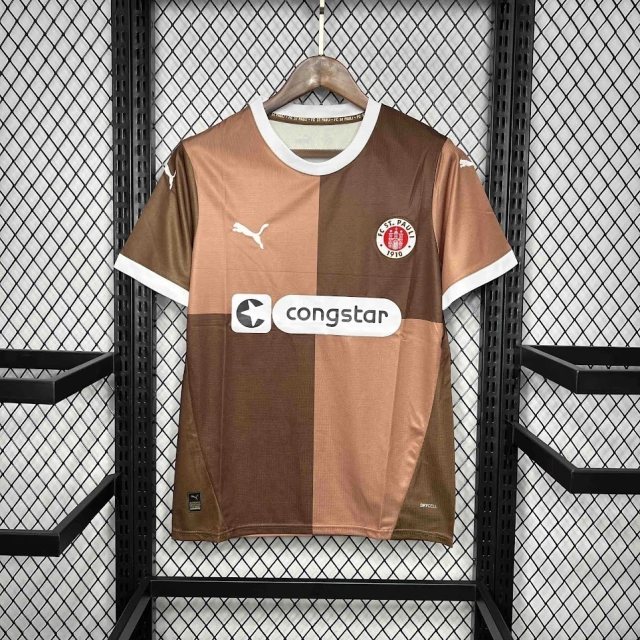 Camisa St. Pauli Home 24/25 Masculina