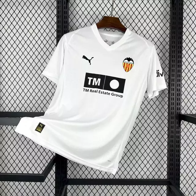Camisa Valencia Home 25/26 Masculina
