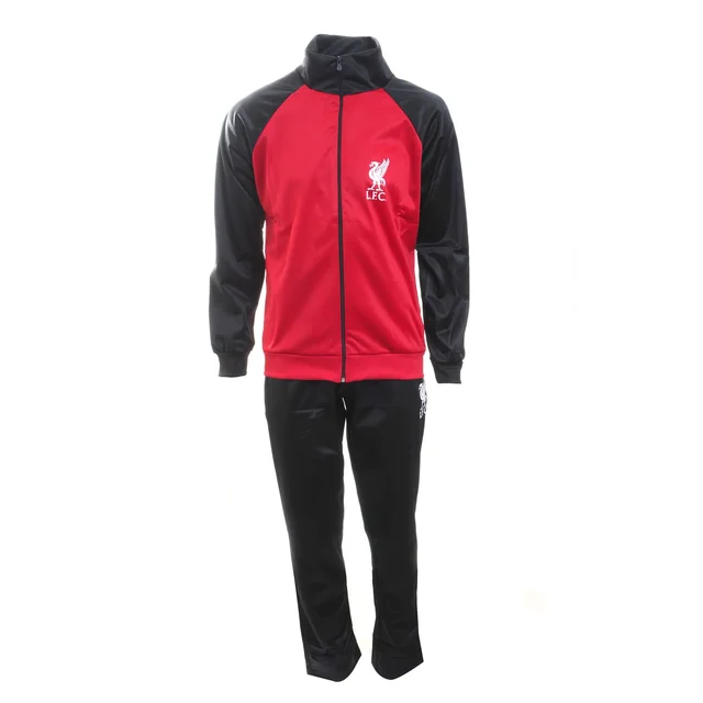 Conjunto Agasalho Liverpool Masculino Vermelho e Preto