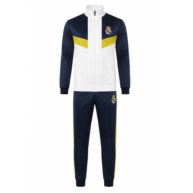 Conjunto Agasalho Real Madrid Masculino Branco e Marinho