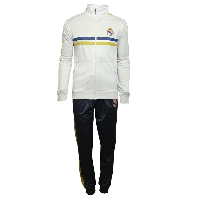 Conjunto Agasalho Real Madrid Masculino Branco
