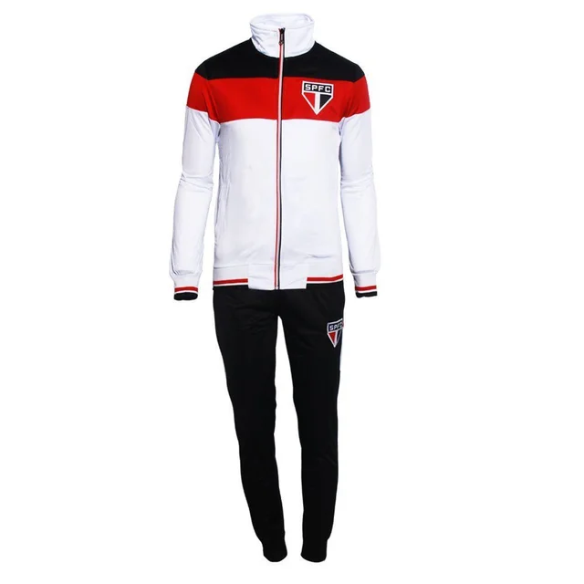 Conjunto Agasalho São Paulo Masculino Branco