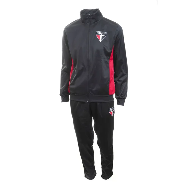 Conjunto Agasalho São Paulo Masculino Cinza