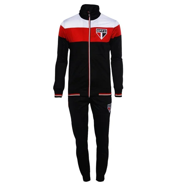 Conjunto Agasalho São Paulo Masculino Preto